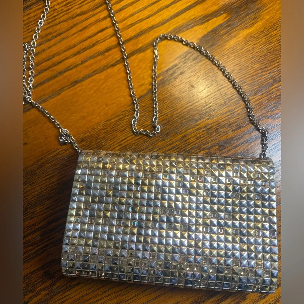 Judith Leiber Fizzy Studded Envelope Clutch